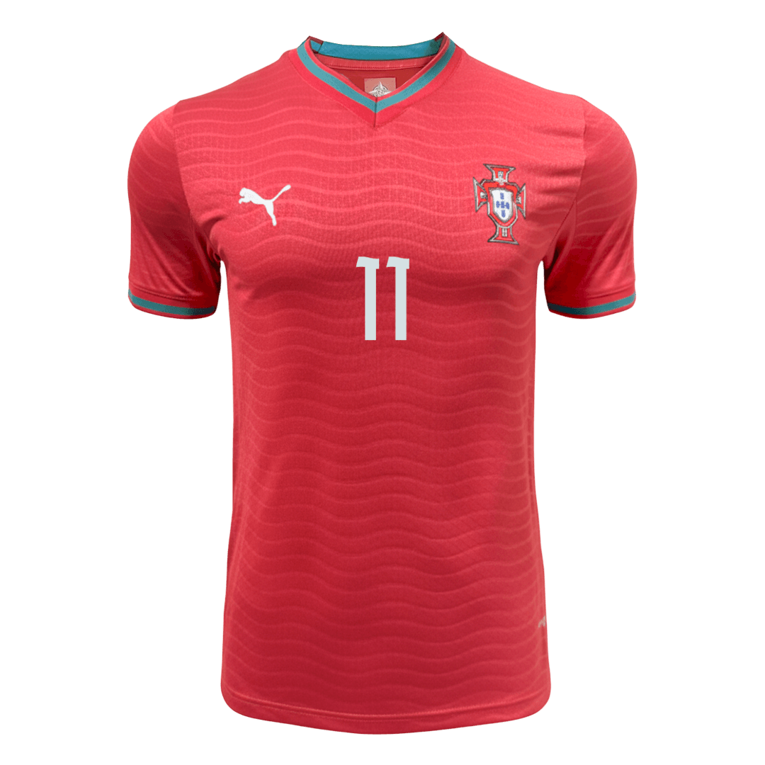 Camiseta Auténtica João Félix #11 Portugal 2026 Primera Equipación Copa del Mundo - Versión Jugador - Vista 7