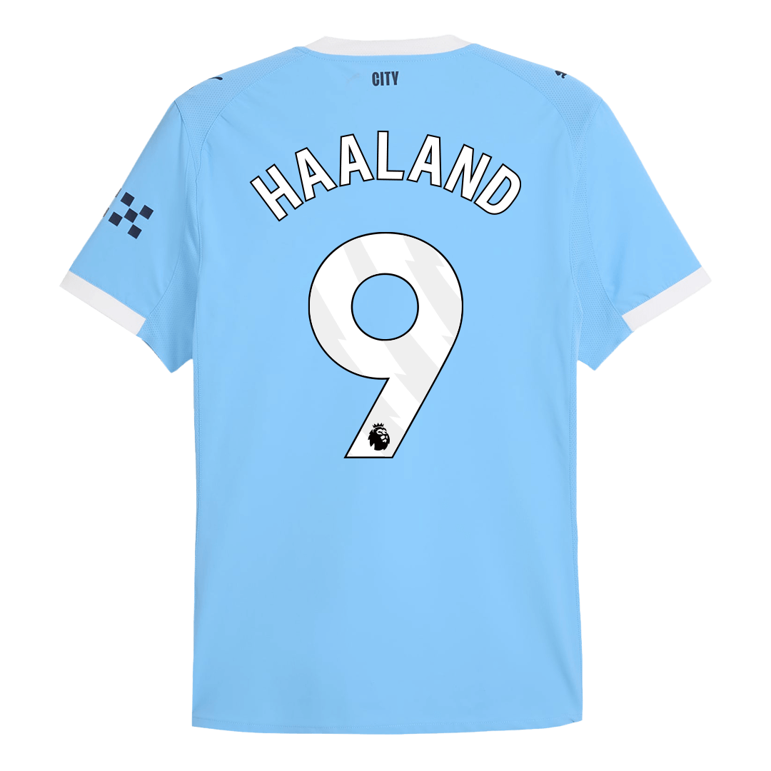 Camiseta Haaland #9 Manchester City 2025/26 Primera Equipación - Versión Jugador - imagen 13