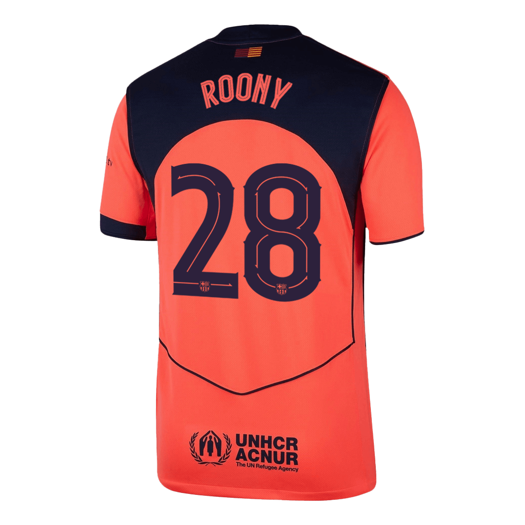 Camiseta Roony #28 Barcelona 2025/26 Tercera Equipación - Versión Hincha - imagen 11
