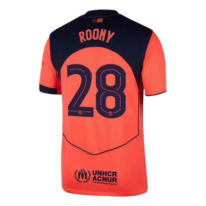 Camiseta Roony #28 Barcelona 2025/26 Tercera Equipación - Versión Hincha - imagen 11