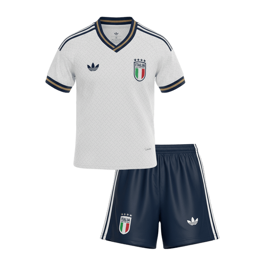 Conjunto Infantil Italia 2026 Segunda Equipación Copa del Mundo