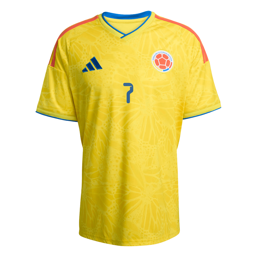 Camiseta Luis Díaz #7 Colombia 2026 Primera Equipación Copa del Mundo - Versión Hincha - Vista 2