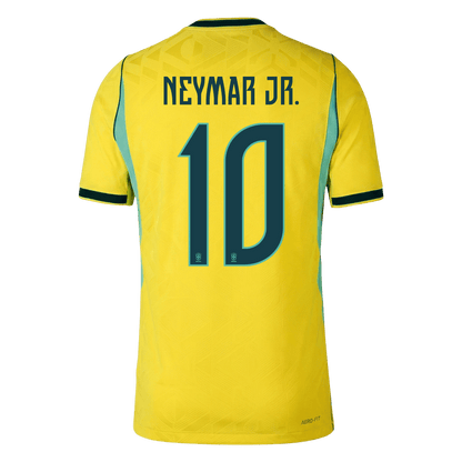 Camiseta Auténtica Neymar Jr. #10 Brasil 2026 Primera Equipación Copa del Mundo - Versión Jugador - Vista 2