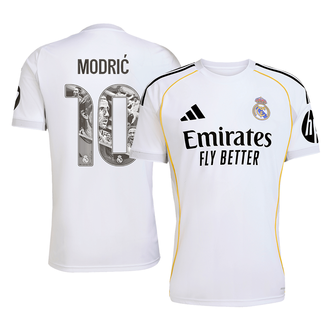 Camiseta Modrić Especial #10 Real Madrid 2025/26 Primera Equipación Hombre - Versión Hincha