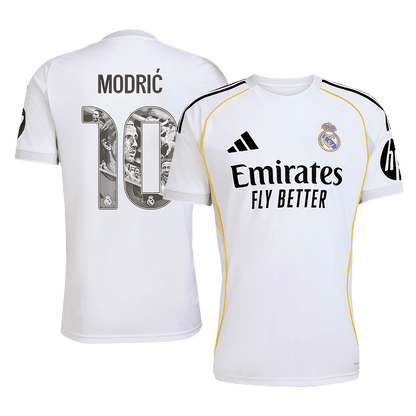 Camiseta Modrić Especial #10 Real Madrid 2025/26 Primera Equipación Hombre - Versión Hincha