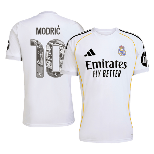 Camiseta Modrić Especial #10 Real Madrid 2025/26 Primera Equipación Hombre - Versión Hincha