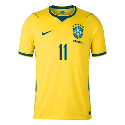Camiseta Raphinha #11 Brasil 2026 Primera Equipación Copa del Mundo - Versión Hincha - Vista 4