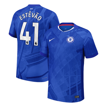 Camiseta Auténtica Estêvão #41 Chelsea 2025/26 Primera Equipación - Versión Jugador
