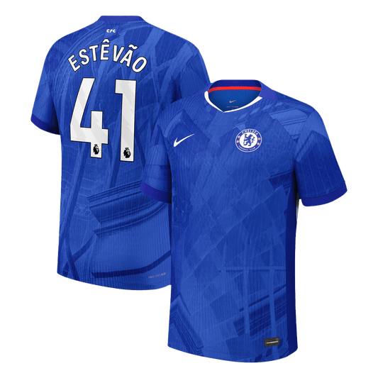 Camiseta Auténtica Estêvão #41 Chelsea 2025/26 Primera Equipación - Versión Jugador