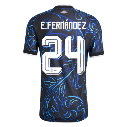Camiseta Auténtica E. Fernández #24 Argentina 2026 Segunda Equipación Copa del Mundo - Versión Jugador - Vista 8
