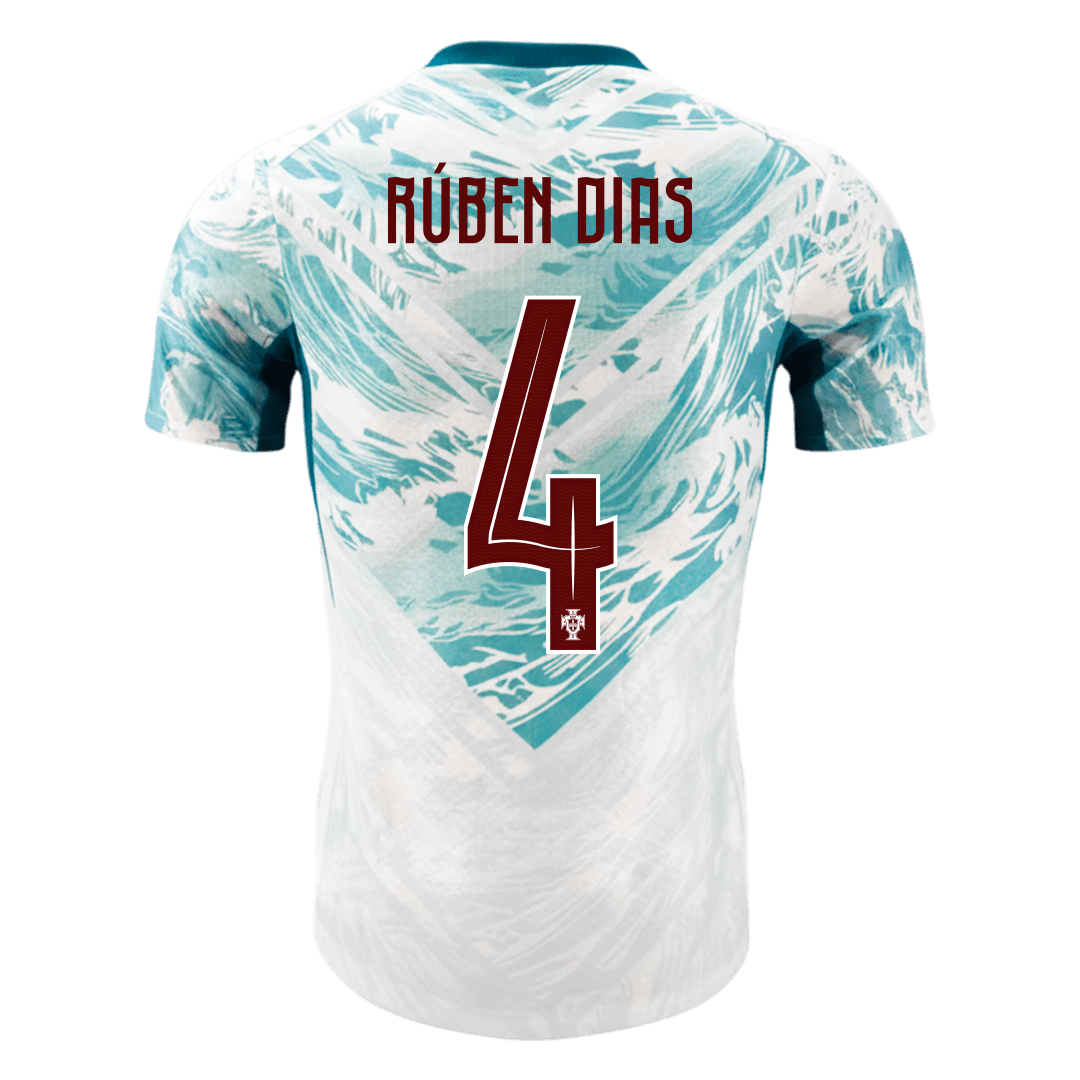 Camiseta Auténtica Rúben Dias #4 Portugal 2026 Segunda Equipación Copa del Mundo - Versión Jugador - Vista 8