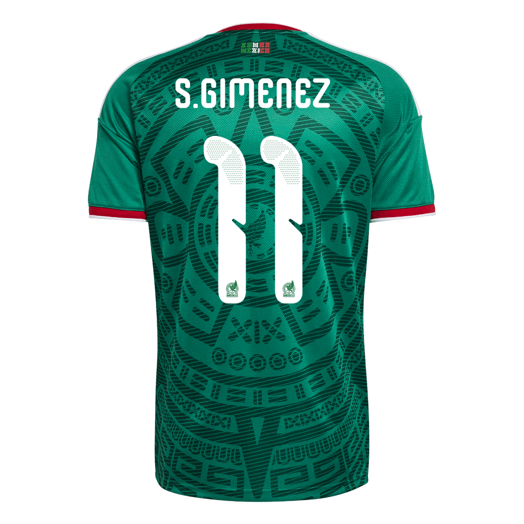 Camiseta S. Giménez #11 México 2026 Primera Equipación Copa del Mundo - Versión Hincha - Vista 7