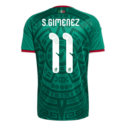 Camiseta S. Giménez #11 México 2026 Primera Equipación Copa del Mundo - Versión Hincha - Vista 7