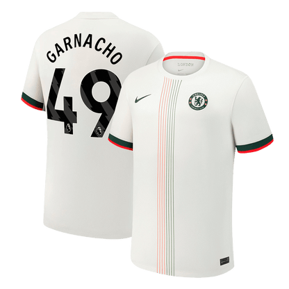 Camiseta Garnacho #49 Chelsea 2025/26 Segunda Equipación - Versión Hincha