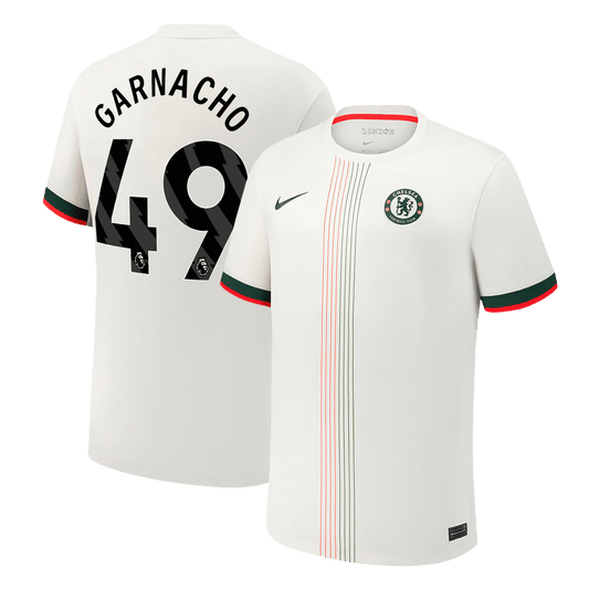 Camiseta Garnacho #49 Chelsea 2025/26 Segunda Equipación - Versión Hincha