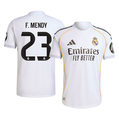Camiseta Auténtica F. Mendy #23 Real Madrid 2025/26 Primera Equipación - Versión Jugador
