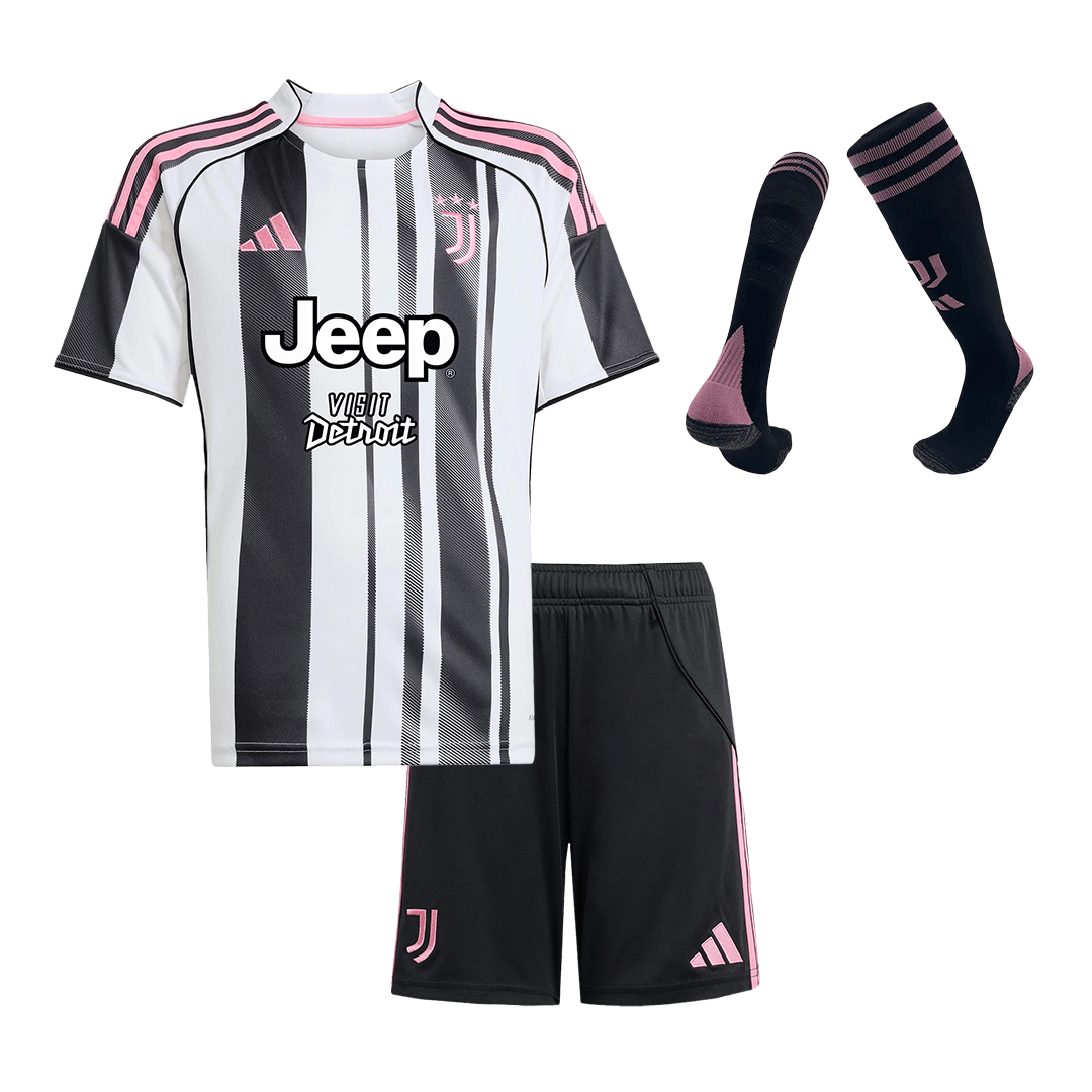 Conjunto Infantil Completo Juventus 2025/26 Primera Equipación