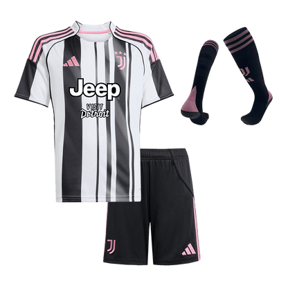 Conjunto Infantil Completo Juventus 2025/26 Primera Equipación