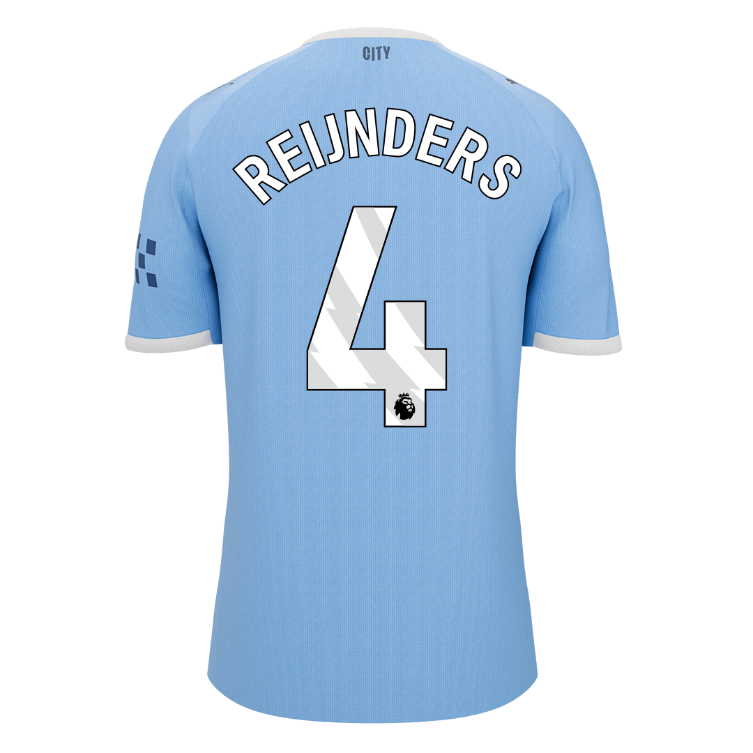 Camiseta Reijnders #4 Manchester City 2025/26 Primera Equipación - Versión Hincha (Calidad Premium) - Vista 9