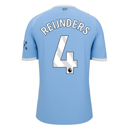 Camiseta Reijnders #4 Manchester City 2025/26 Primera Equipación - Versión Hincha (Calidad Premium) - Vista 9