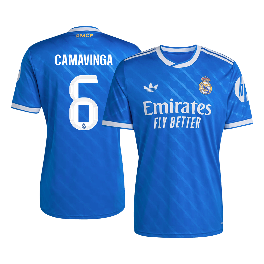 Camiseta Camavinga #6 Real Madrid 2025/26 Tercera Equipación - Versión Hincha