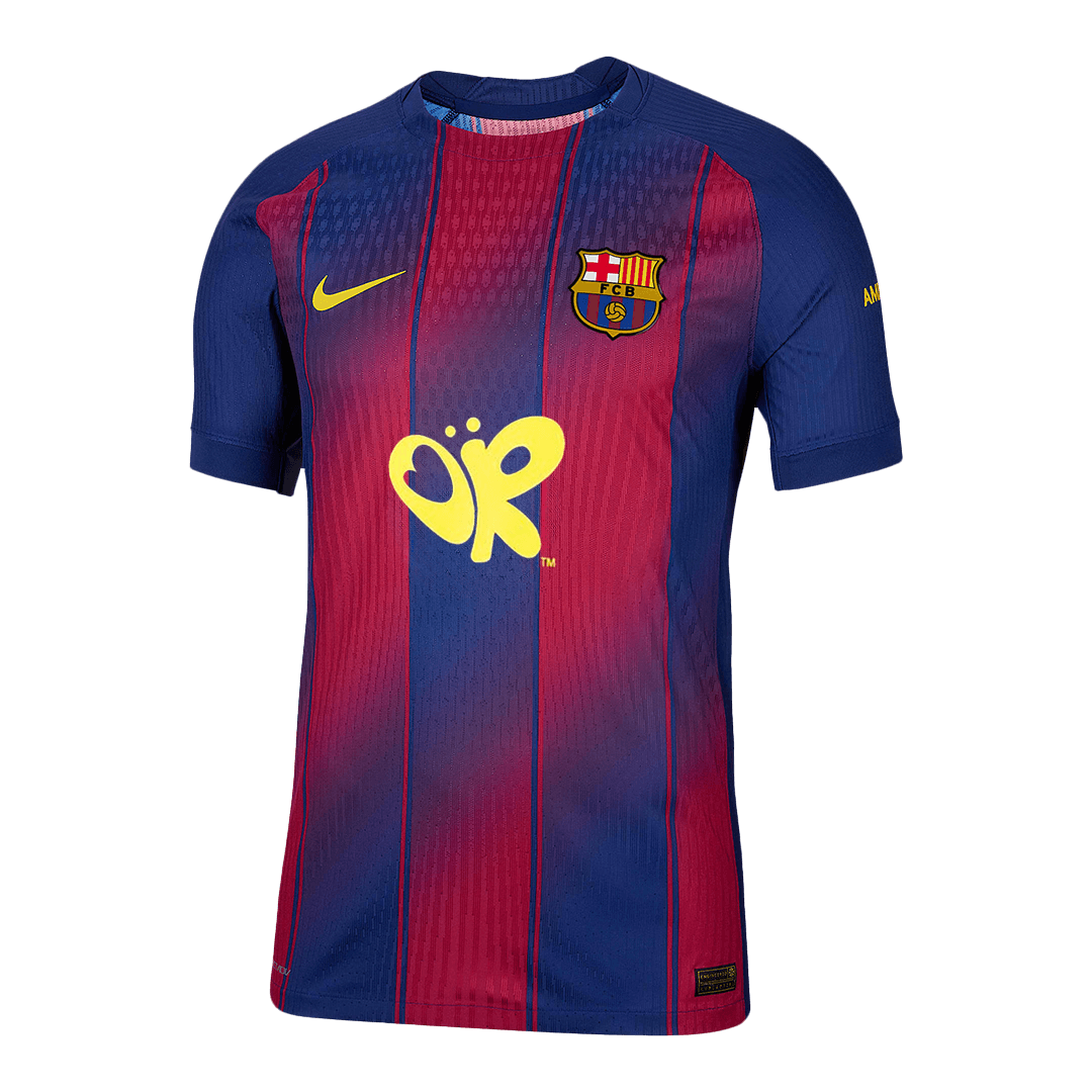 Camiseta Auténtica Barcelona 2025/26 Primera Equipación - Versión Jugador