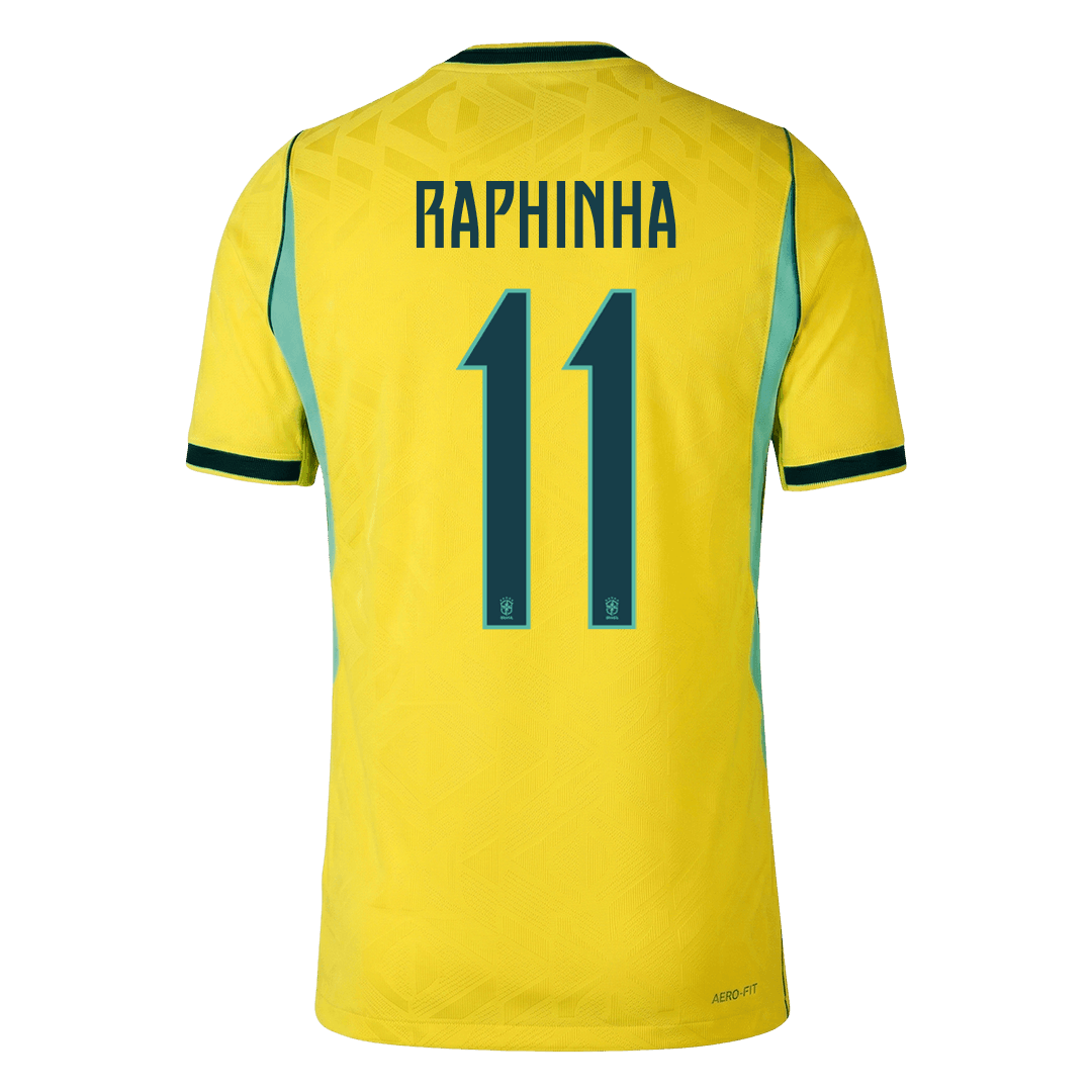 Camiseta Auténtica Raphinha #11 Brasil 2026 Primera Equipación Copa del Mundo - Versión Jugador - Vista 2
