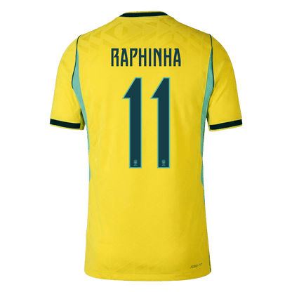 Camiseta Auténtica Raphinha #11 Brasil 2026 Primera Equipación Copa del Mundo - Versión Jugador - Vista 2