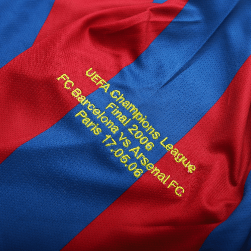 UCL Camiseta Retro 2005/06 Messi #30 Barcelona Primera Equipación - Vista 4