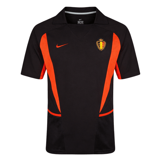 Retro 2002 Belgium Segunda Equipación Copa del Mundo
