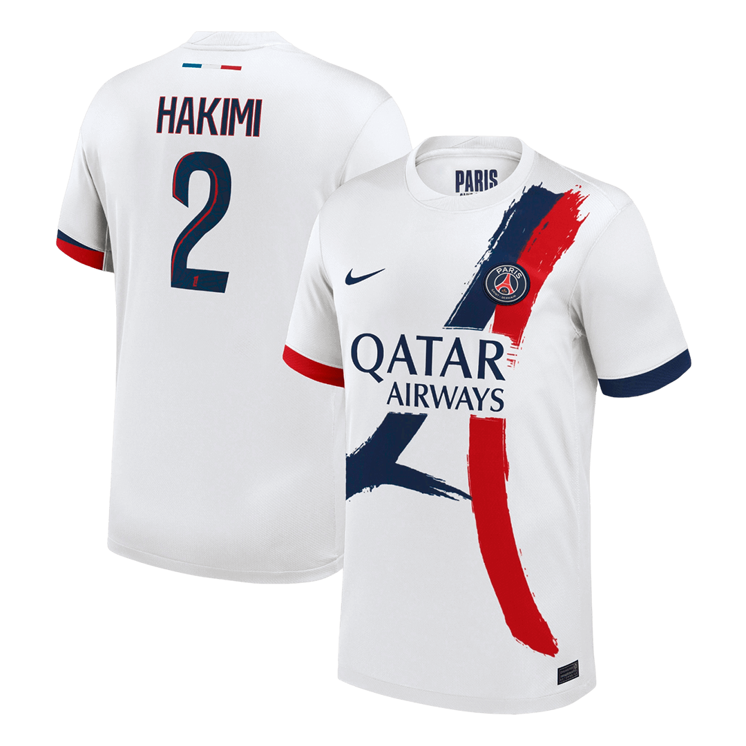 Camiseta Auténtica Hakimi #2 PSG 2025/26 Segunda Equipación - Versión Jugador