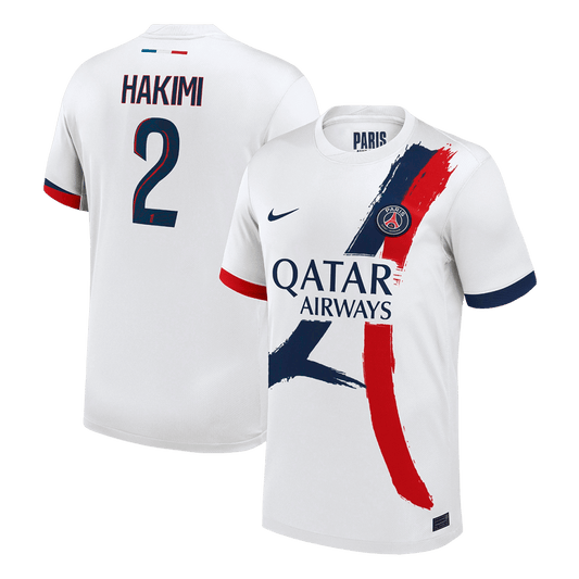 Camiseta Auténtica Hakimi #2 PSG 2025/26 Segunda Equipación - Versión Jugador