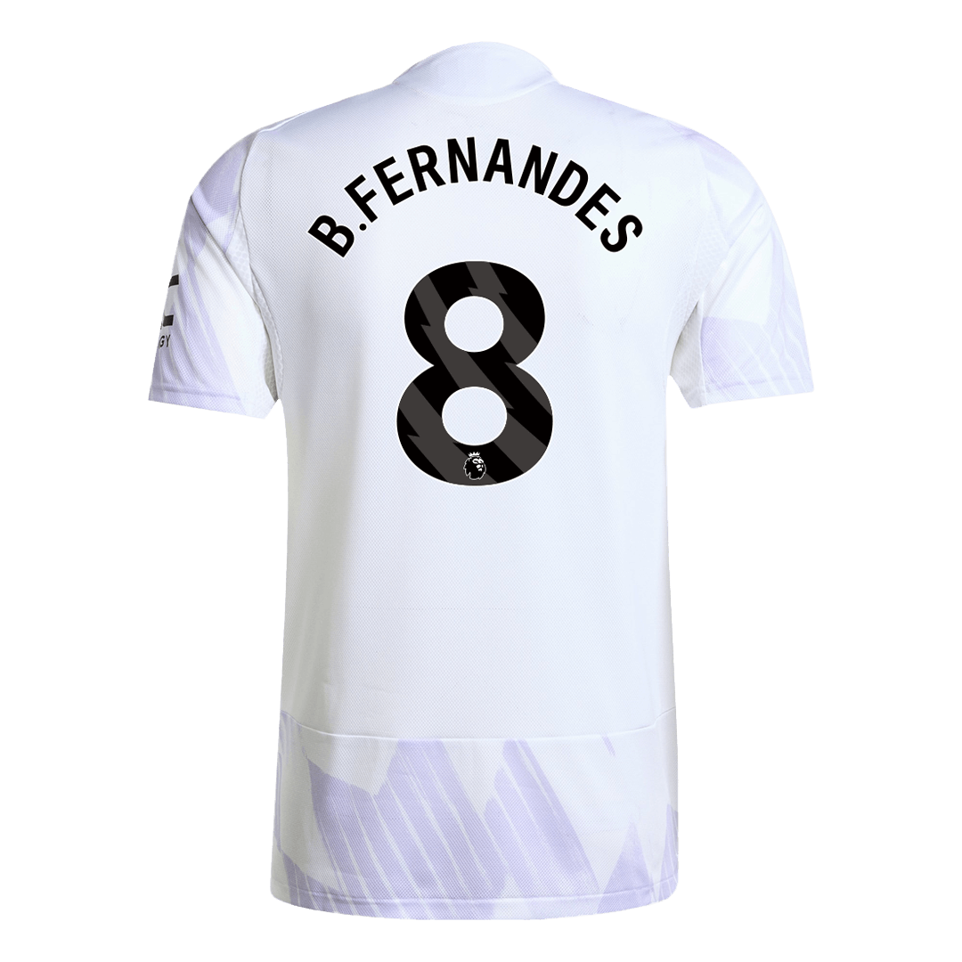 Camiseta Auténtica B. Fernandes #8 Manchester United 2025/26 Segunda Equipación - Versión Jugador