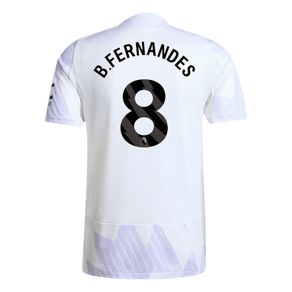 Camiseta Auténtica B. Fernandes #8 Manchester United 2025/26 Segunda Equipación - Versión Jugador