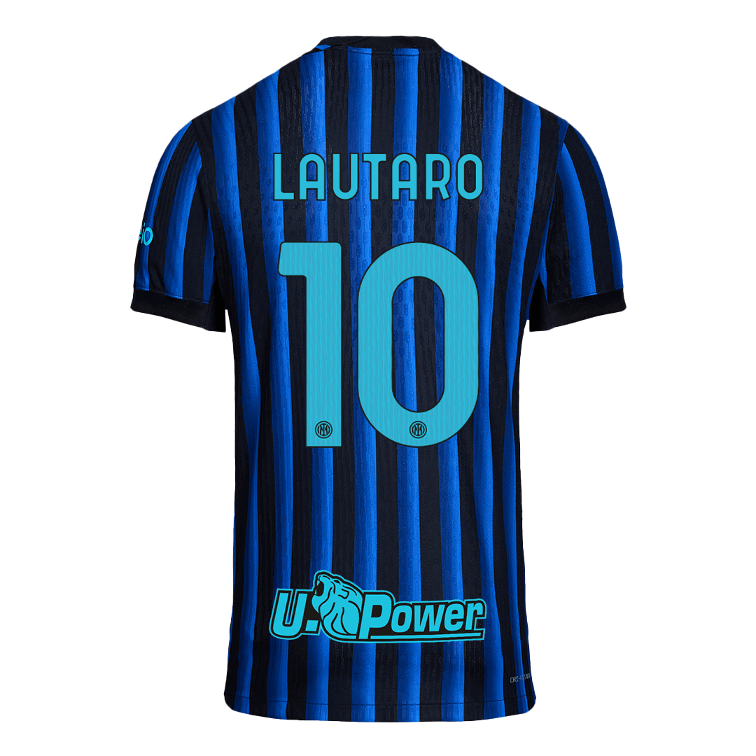 Camiseta Auténtica Lautaro #10 Inter Milán 2025/26 Primera Equipación - Versión Jugador