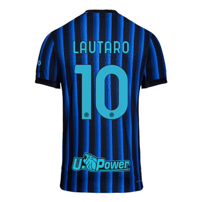 Camiseta Auténtica Lautaro #10 Inter Milán 2025/26 Primera Equipación - Versión Jugador