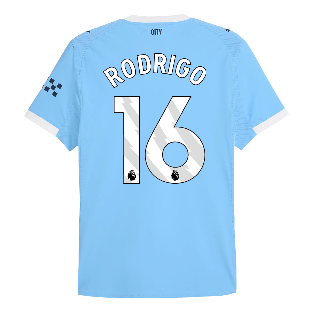 Camiseta Rodrigo #16 Manchester City 2025/26 Primera Equipación - Versión Jugador - imagen 13