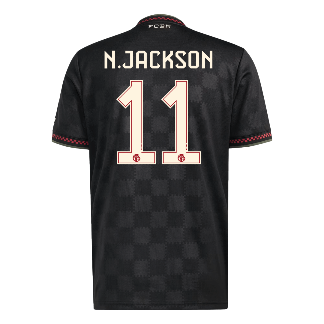 Camiseta N. Jackson #11 Bayern Munich 2025/26 Tercera Equipación - Versión Hincha - Vista 2