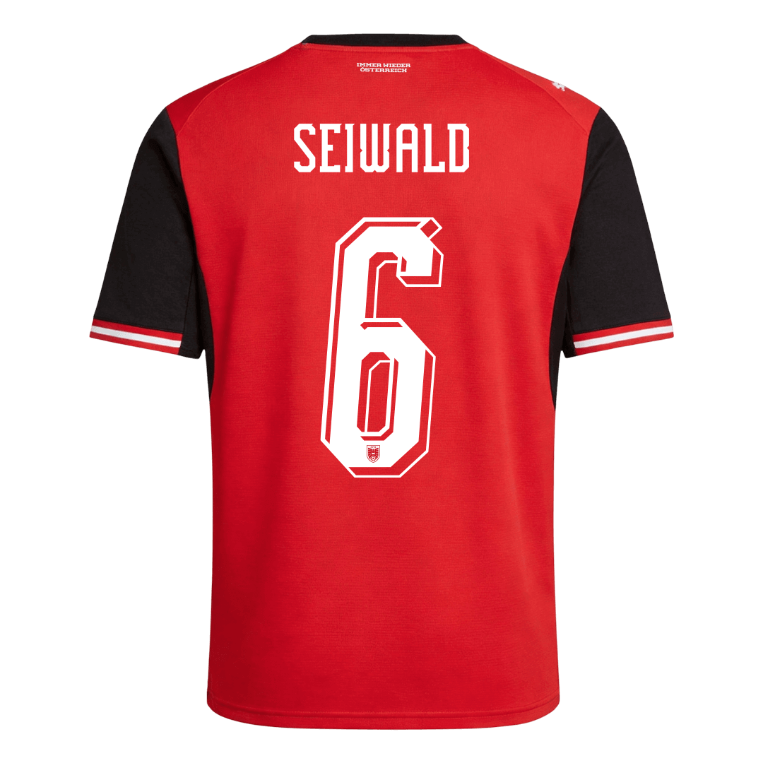 Camiseta Seiwald #6 Austria 2026 Primera Equipación Copa del Mundo - Versión Hincha - Vista 8