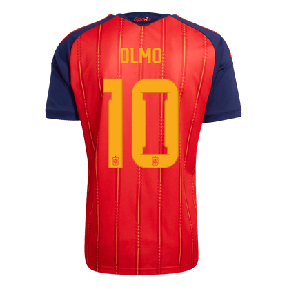 Camiseta OLMO #10 Spain 2026 Primera Equipación Copa del Mundo - Versión Hincha