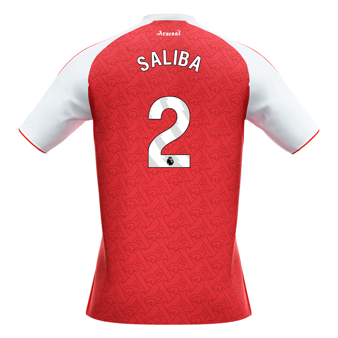 Camiseta Saliba #2 Arsenal 2025/26 Primera Equipación - Versión Hincha (Calidad Premium) - Vista 9