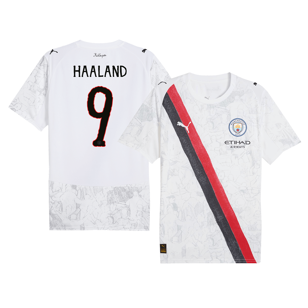 Camiseta Haaland #9 Manchester City 2025/26 Copa Mundial de Clubes Hombre - Versión Hincha