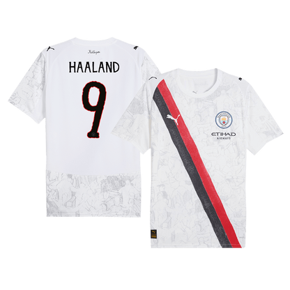 Camiseta Haaland #9 Manchester City 2025/26 Copa Mundial de Clubes Hombre - Versión Hincha