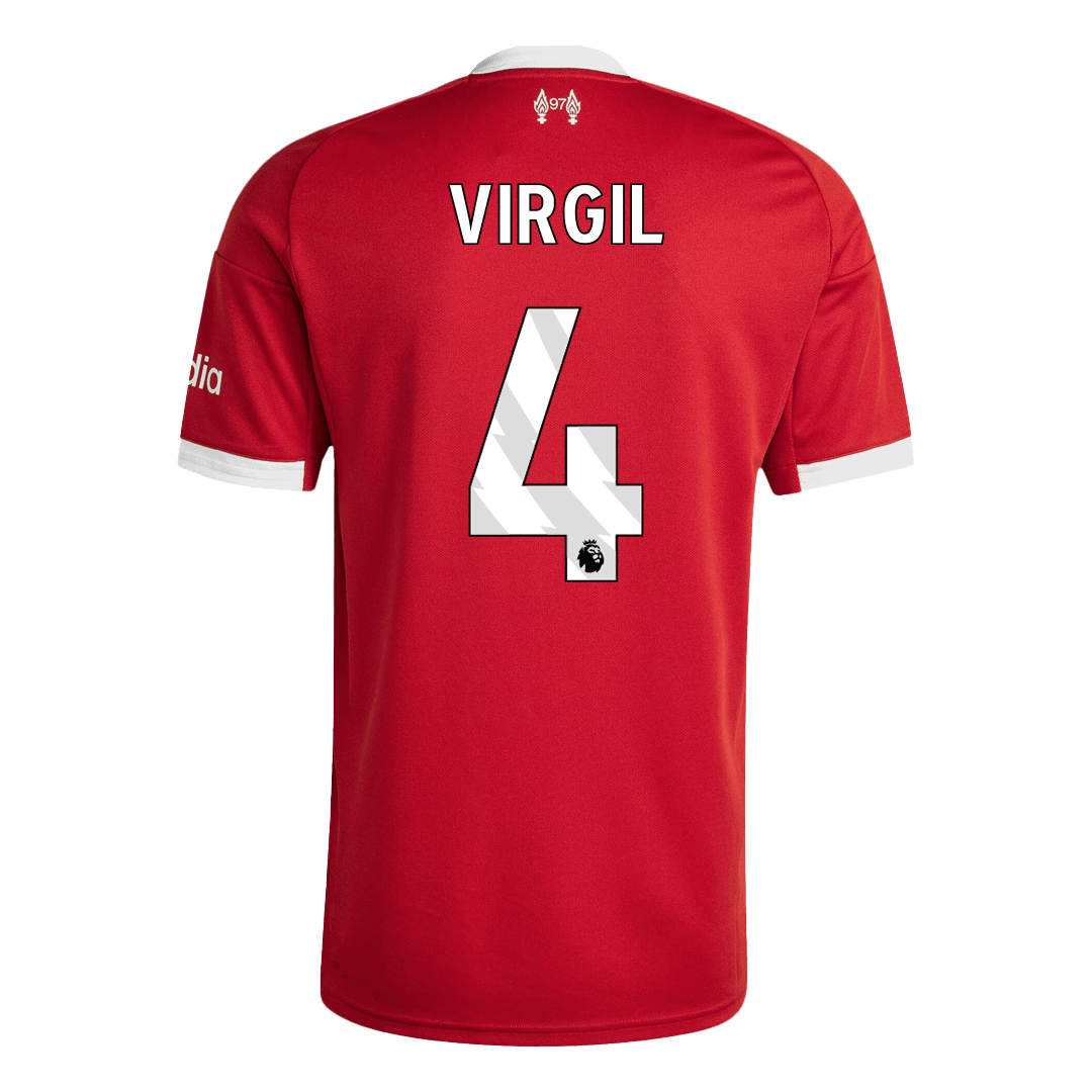 Camiseta Virgil #4 Liverpool 2025/26 Primera Equipación - Versión Hincha - Vista 4