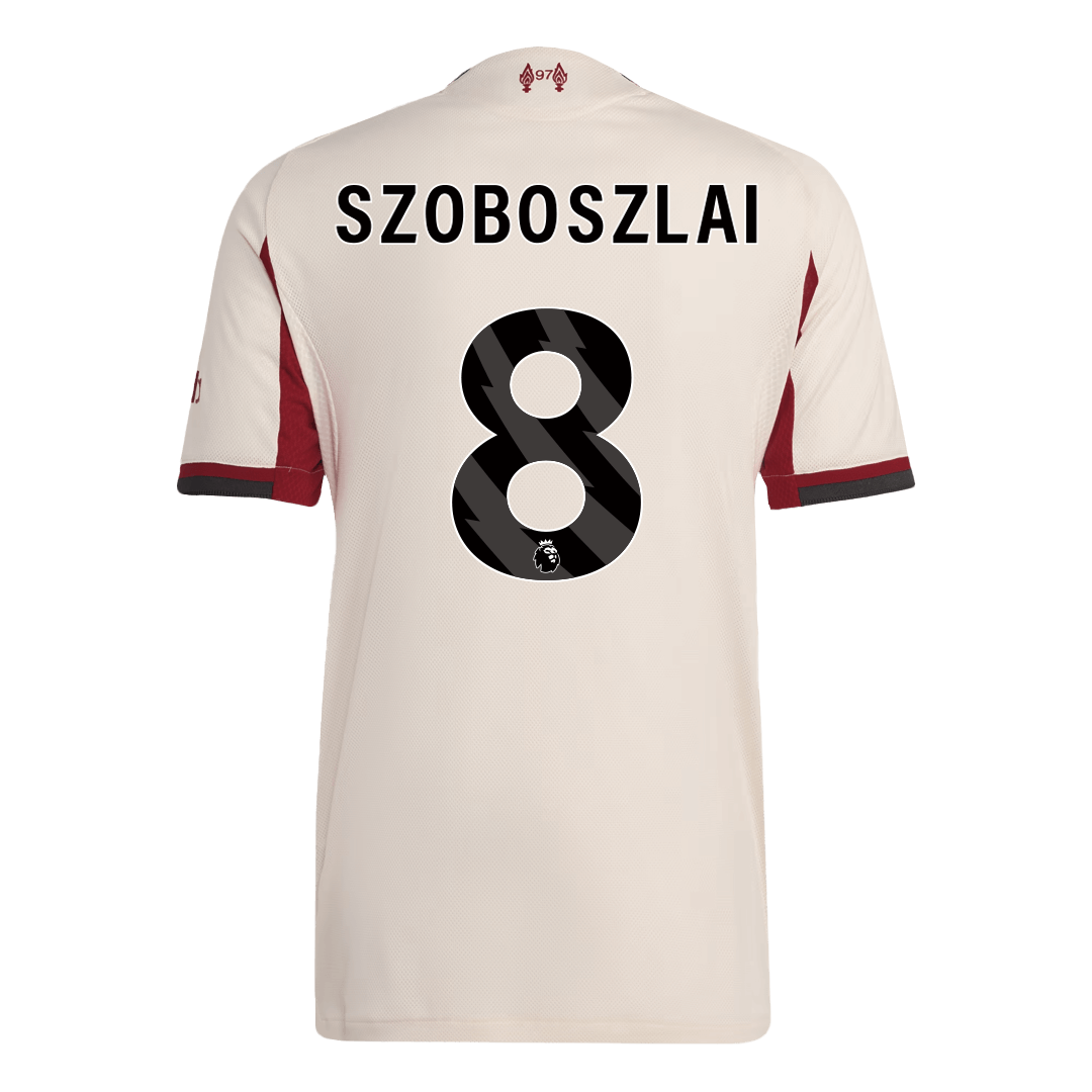 Camiseta Auténtica Szoboszlai #8 Liverpool 2025/26 Segunda Equipación - Versión Jugador - Vista 9