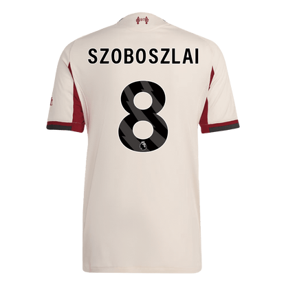 Camiseta Auténtica Szoboszlai #8 Liverpool 2025/26 Segunda Equipación - Versión Jugador - Vista 9