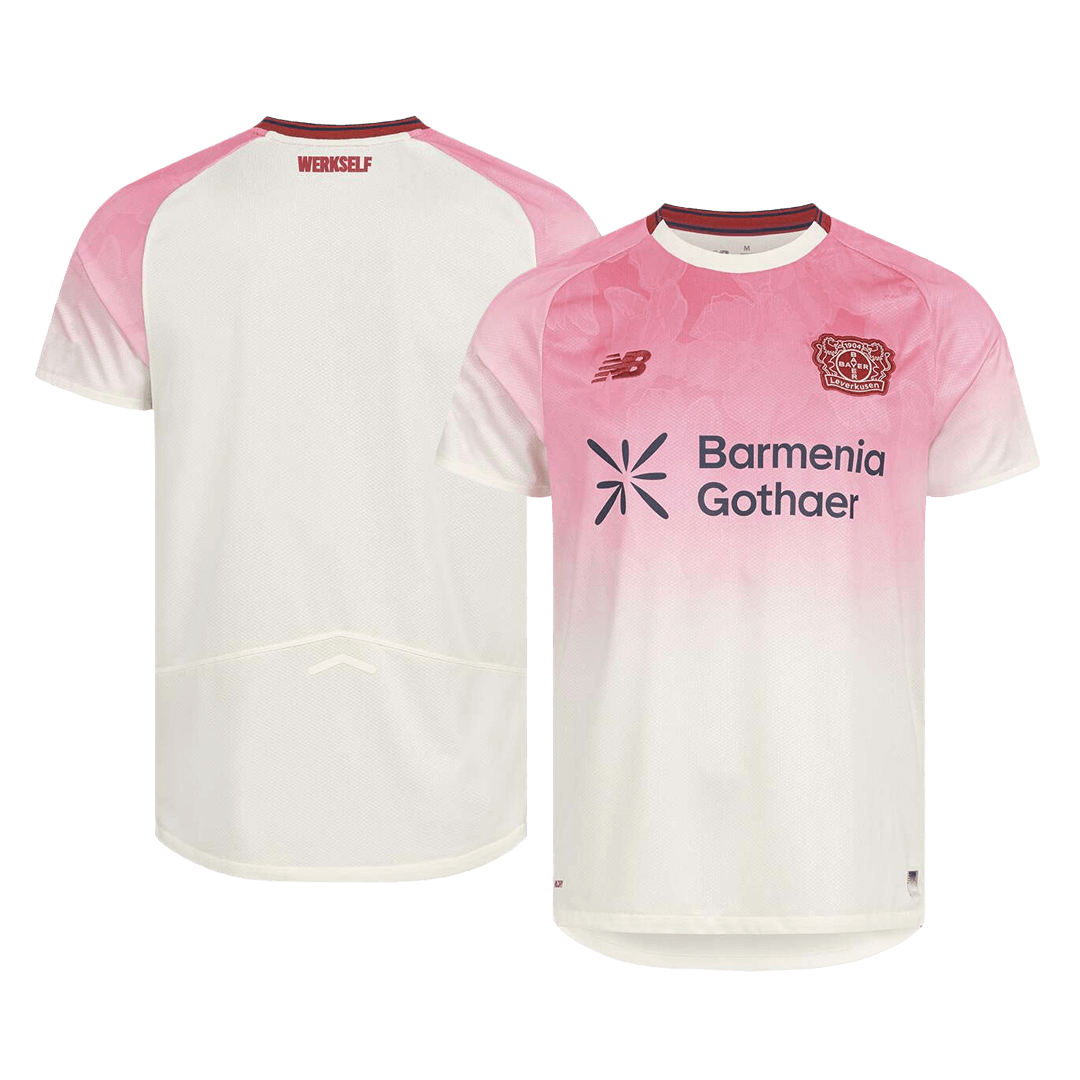 Camiseta de fútbol Bayer 04 Leverkusen 25/26 visitante rosa