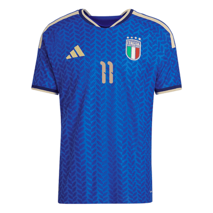 Camiseta Auténtica Raspadori #11 Italia 2026 Primera Equipación Copa del Mundo - Versión Jugador - Vista 9
