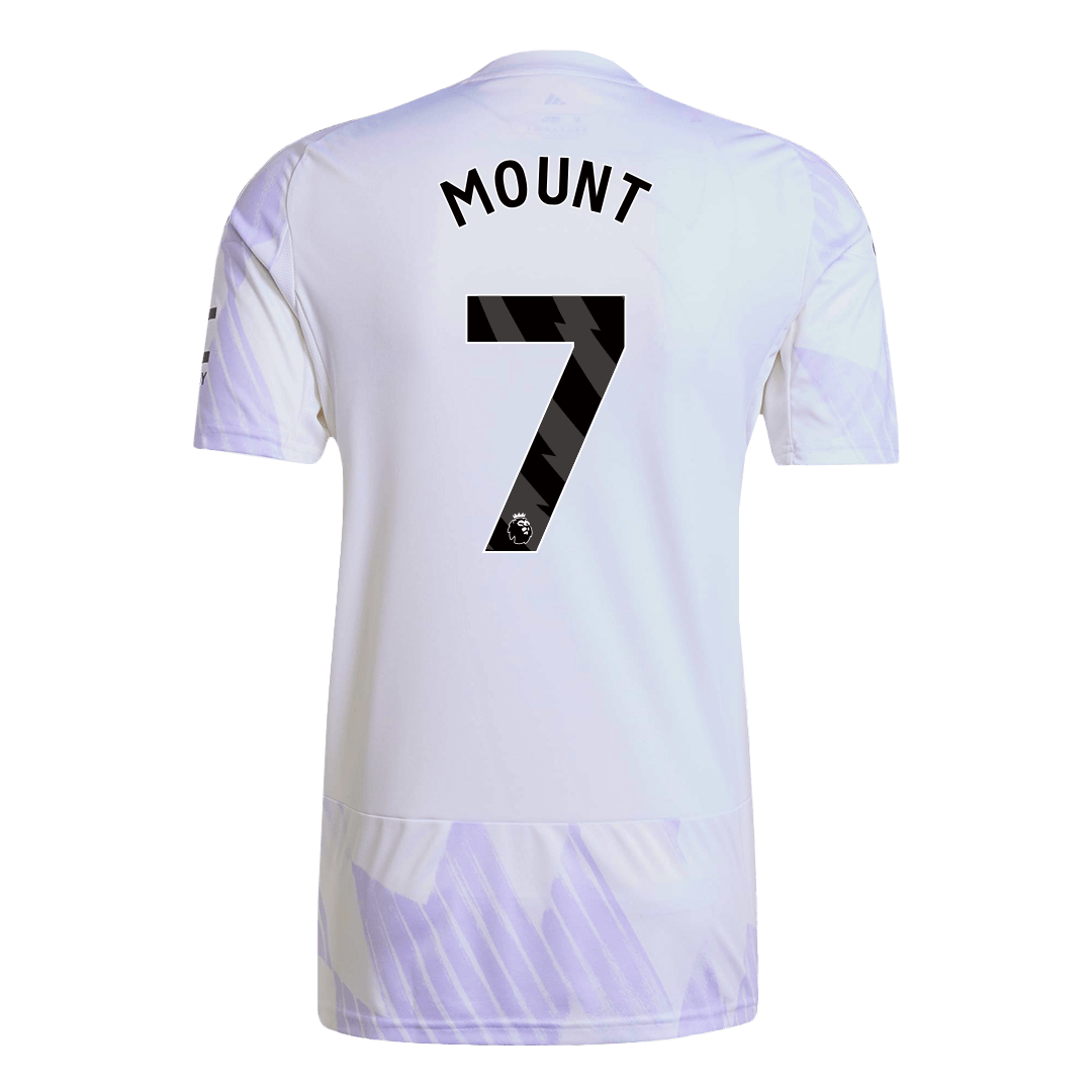 Camiseta Mount #7 Manchester United 2025/26 Segunda Equipación - Versión Hincha - Vista 9