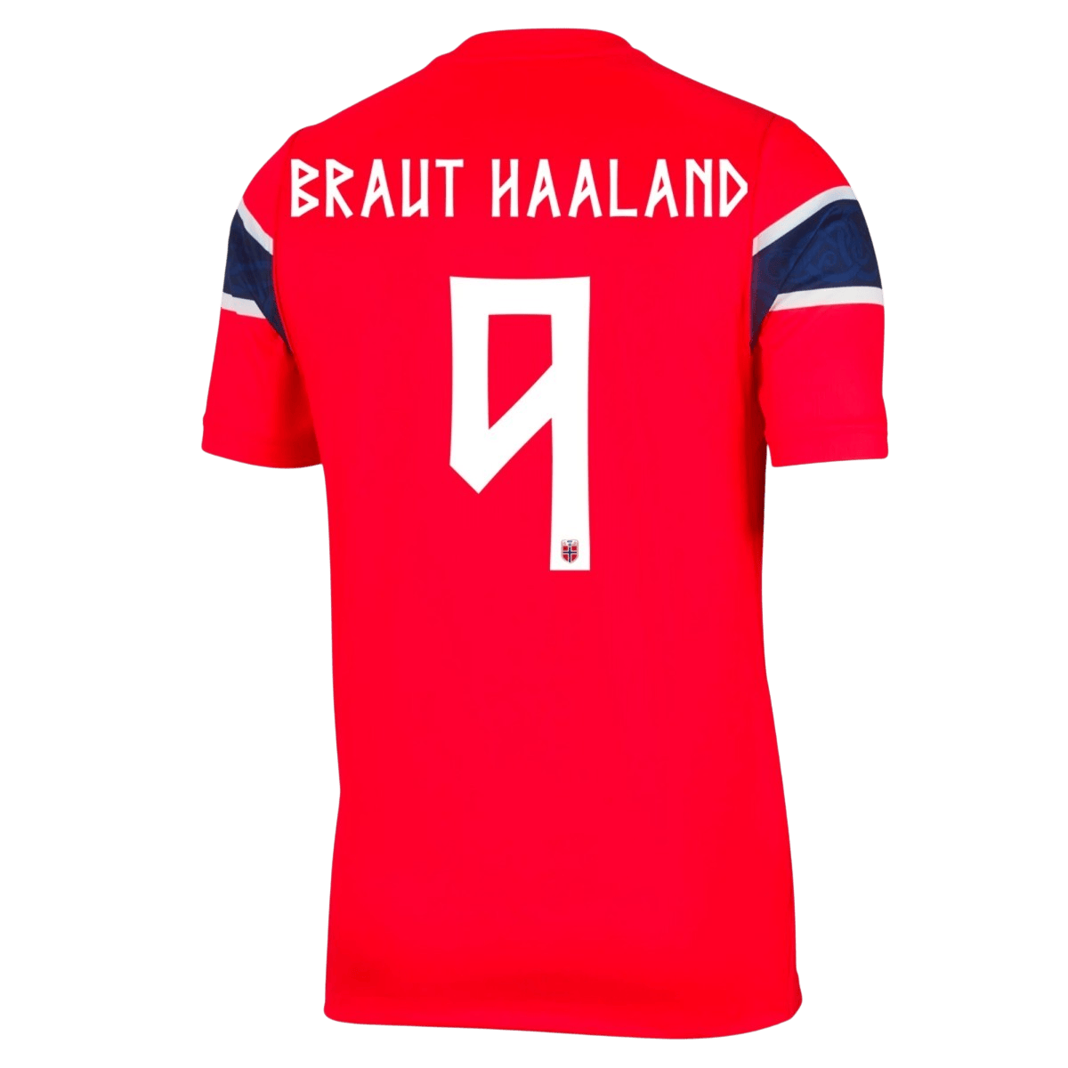 Camiseta Auténtica Braut Haaland #9 Noruega 2026 Primera Equipación Copa del Mundo - Versión Jugador